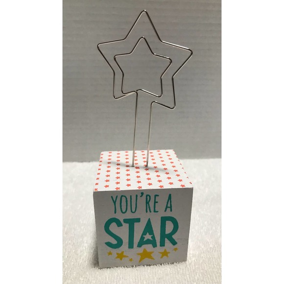 NEW Chalk Couture  Block Photo Holders Car,‎ Star, House and Lightbulb - Picture 7 of 17